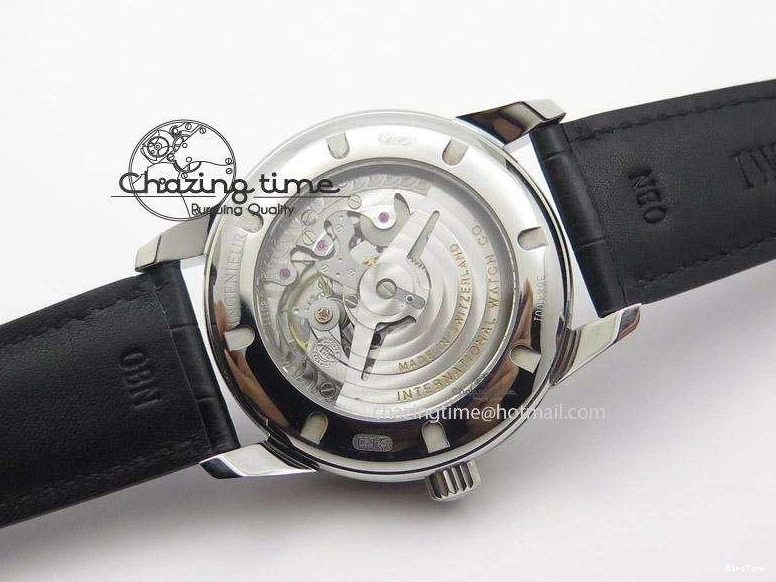 MIROTIME 0307 Affordable Ingeniuer St.Laurens SS Brown Dial MK 1:1 Best Edition On Black Leather Strap A 7365